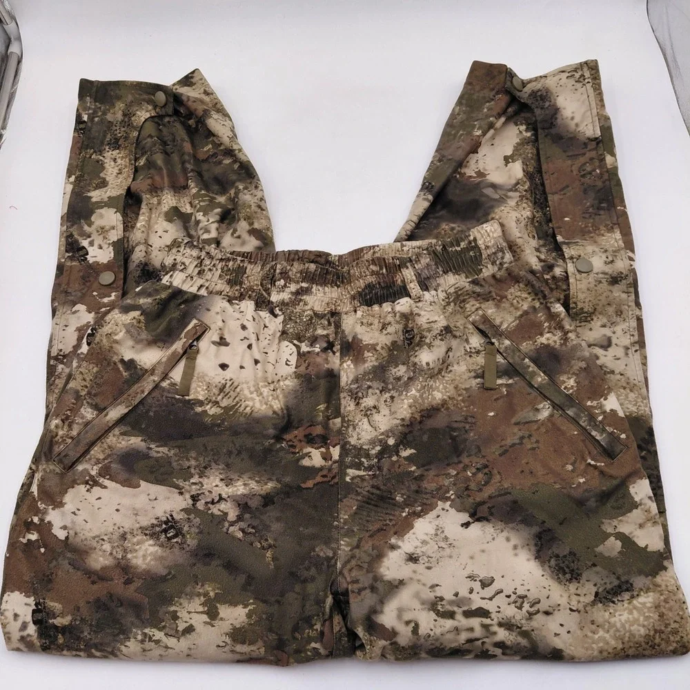 Cabelas Gore-Tex Hunting Pants Mens Medium Camo Waterproof M22PT042/R Camouflage